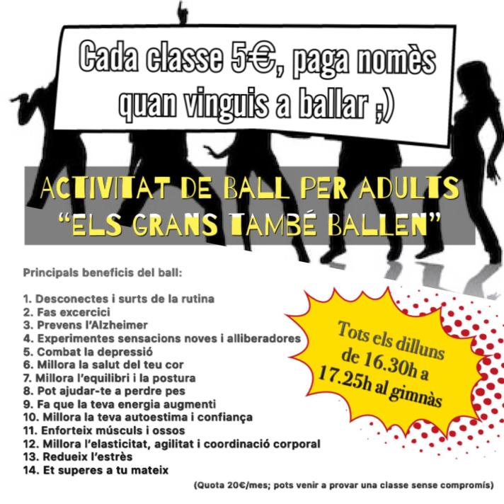 Classes de ball a l'escola Arc IRis